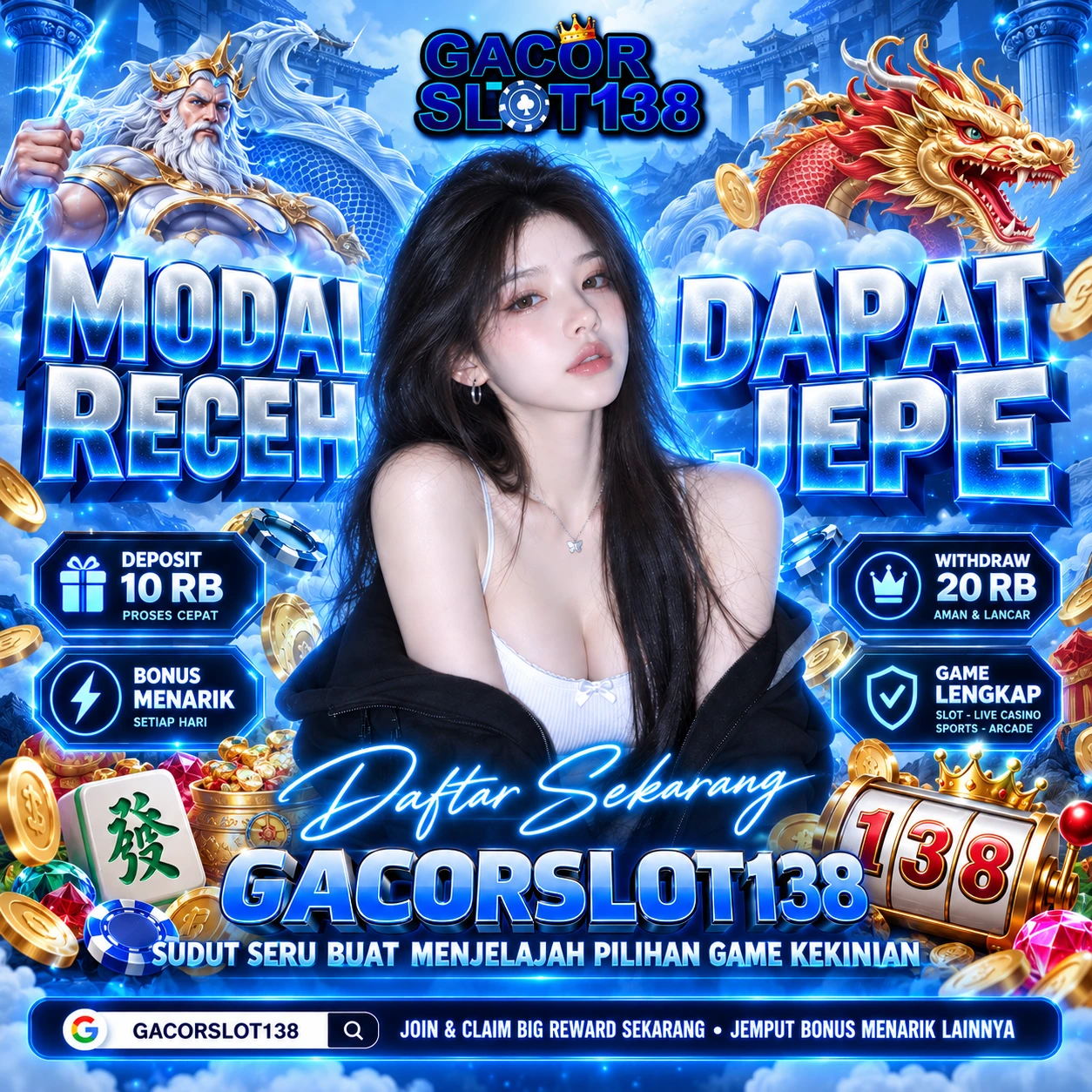 GACORSLOT138: Sudut Seru Buat Menjelajah Pilihan Game Kekinian  